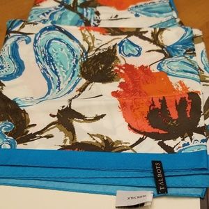 Turquoise Dreams in a 100% Silk Scarf